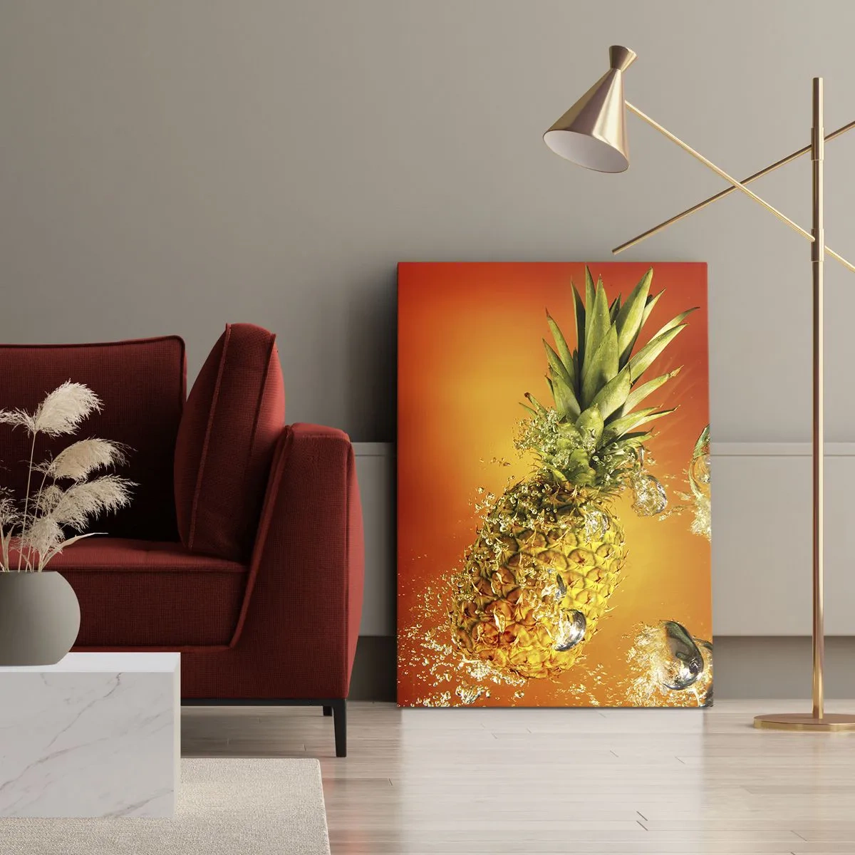 Quadro su tela - Stampe su Tela - Succosa freschezza tropicale - 55x100 cm