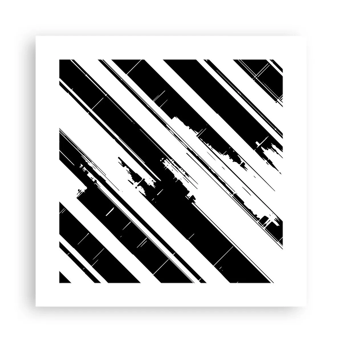 Poster - Composizione intensa e dinamica - 40x40 cm