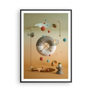 Poster in cornice nera - Tutto può succedere - 70x100 cm