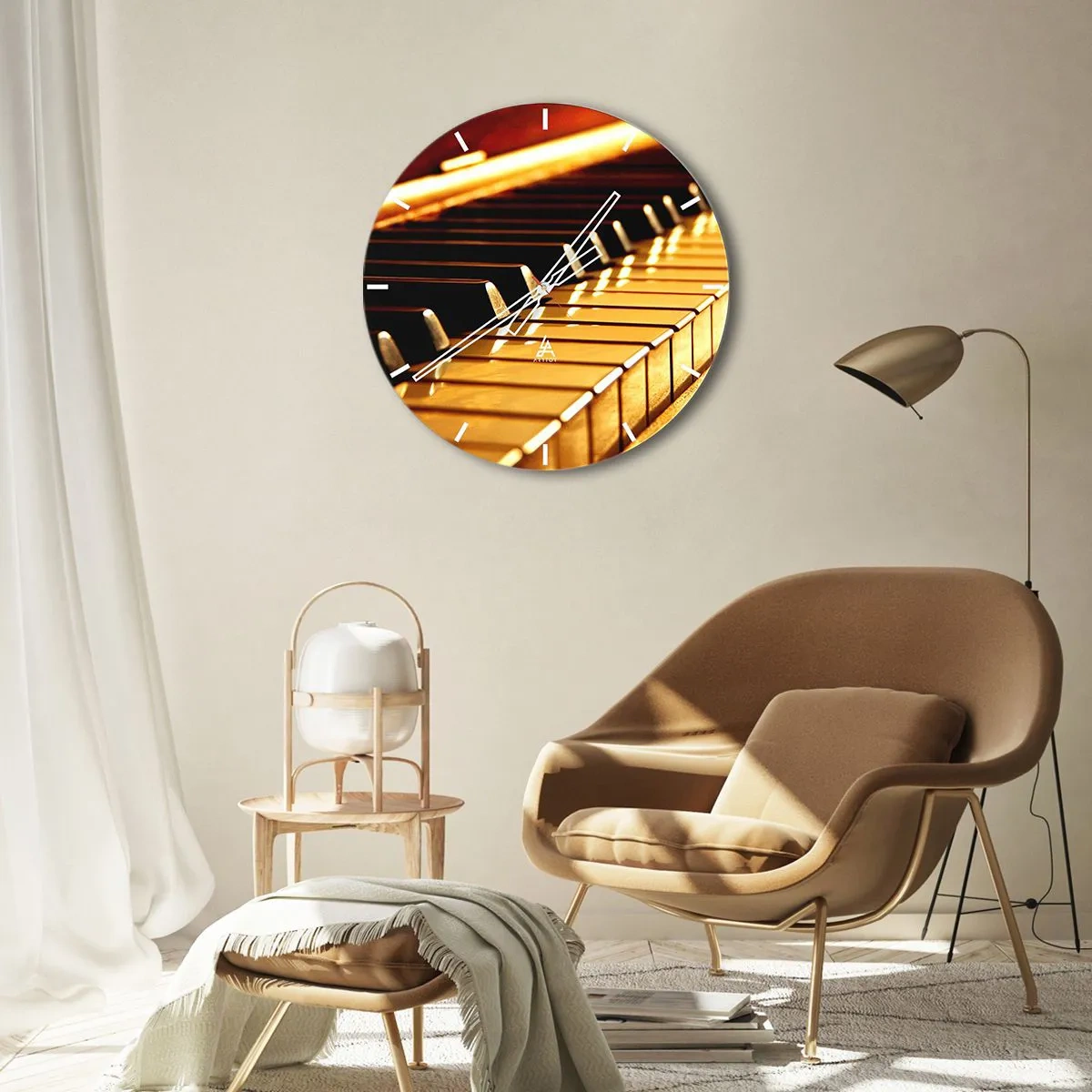 Orologio da parete - Orologio in Vetro - Possibilità illimitate - 40x40 cm