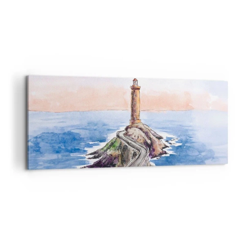 Quadro su tela - Stampe su Tela - Rivolto verso il mare - 100x40 cm