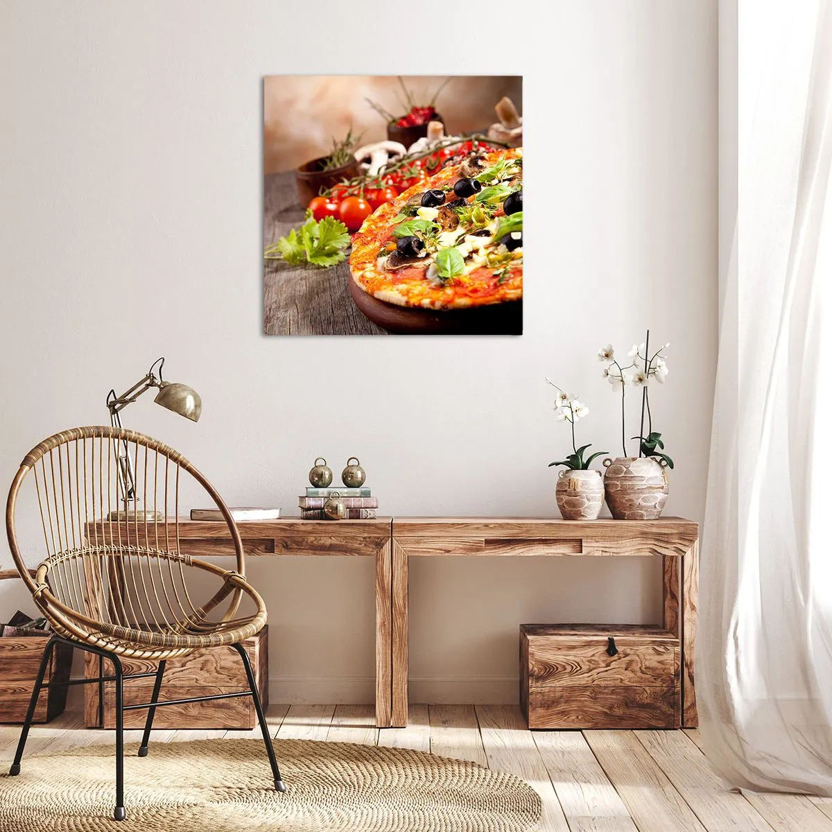 Quadro su tela - Stampe su Tela - Con ingredienti tellurici - 60x60 cm