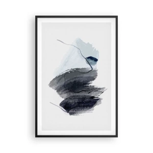 Poster in cornice nera - Intensità e movimento - 61x91 cm