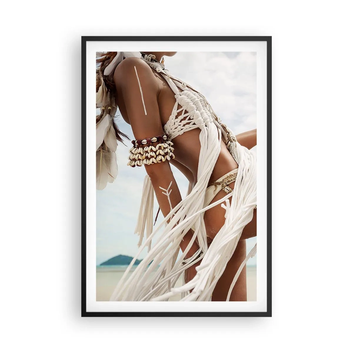 Poster in cornice nera - La sacerdotessa del sole - 61x91 cm