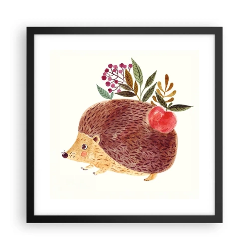 Poster in cornice nera - E mi vuoi già bene - 40x40 cm