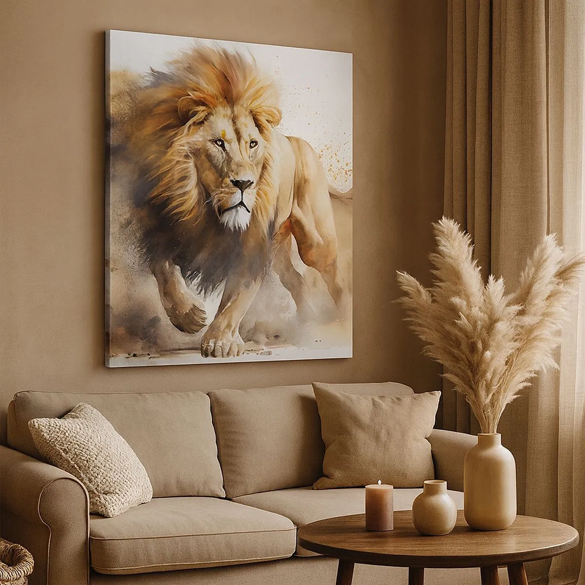 Quadro su tela - Stampe su Tela - Il re si è mosso - 30x30 cm