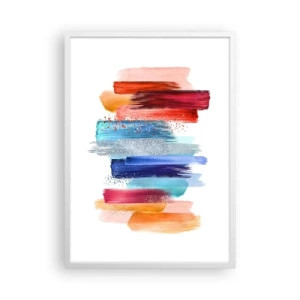 Poster in cornice bianca - In alto e in basso - 50x70 cm