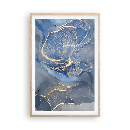 Poster in cornice rovere chiaro - Polvere d'oro - 61x91 cm