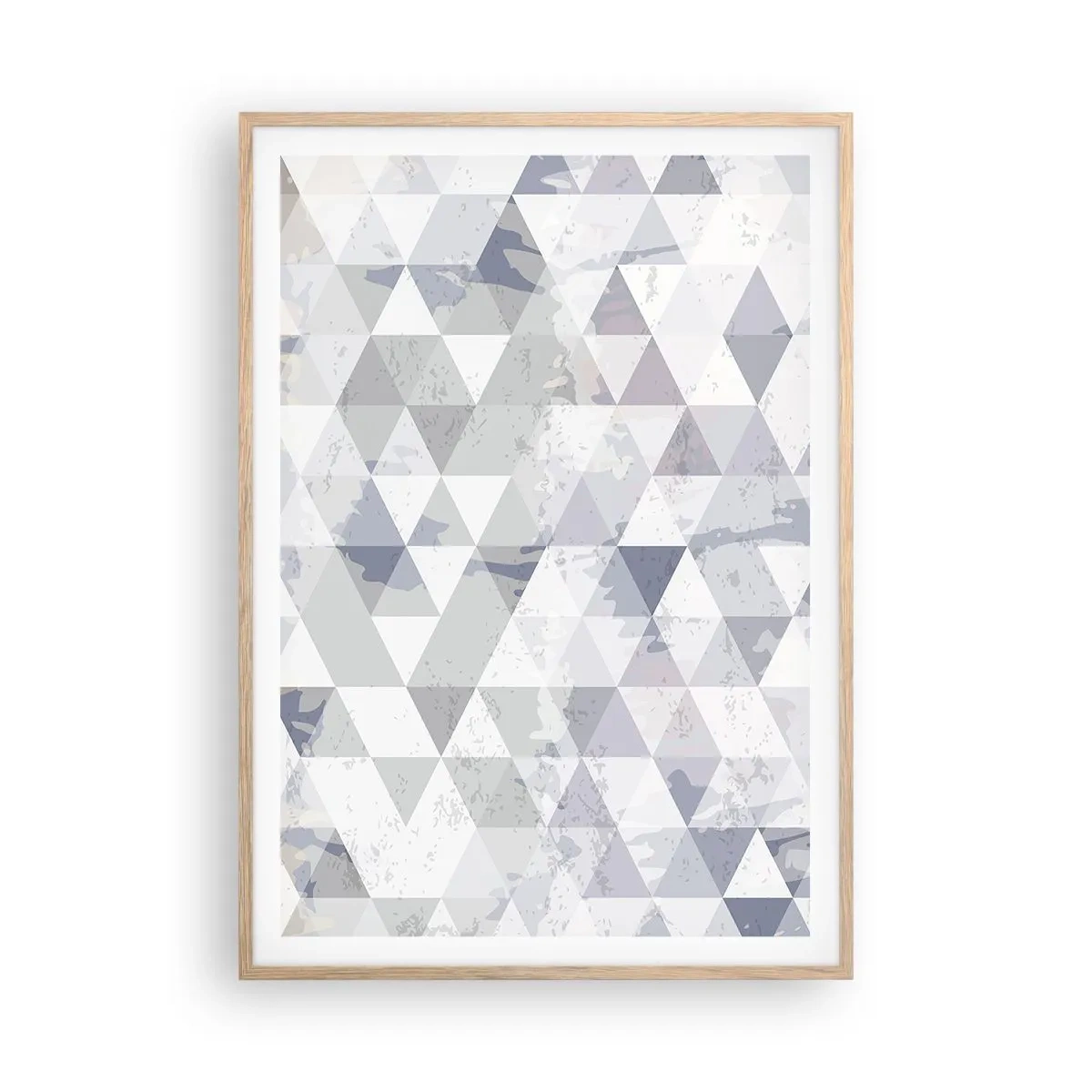 Poster in cornice rovere chiaro - Al ritmo di tre - 70x100 cm