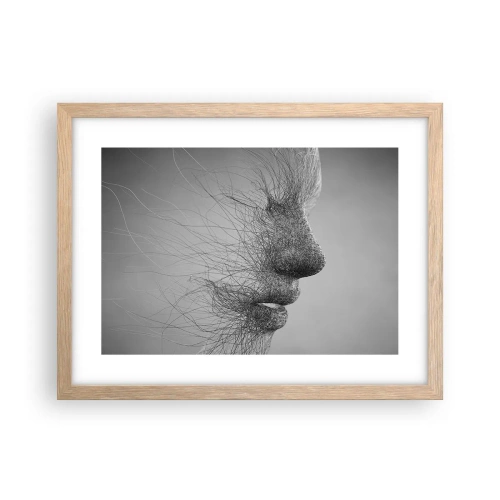 Poster in cornice rovere chiaro - Lo spirito del vento - 40x30 cm