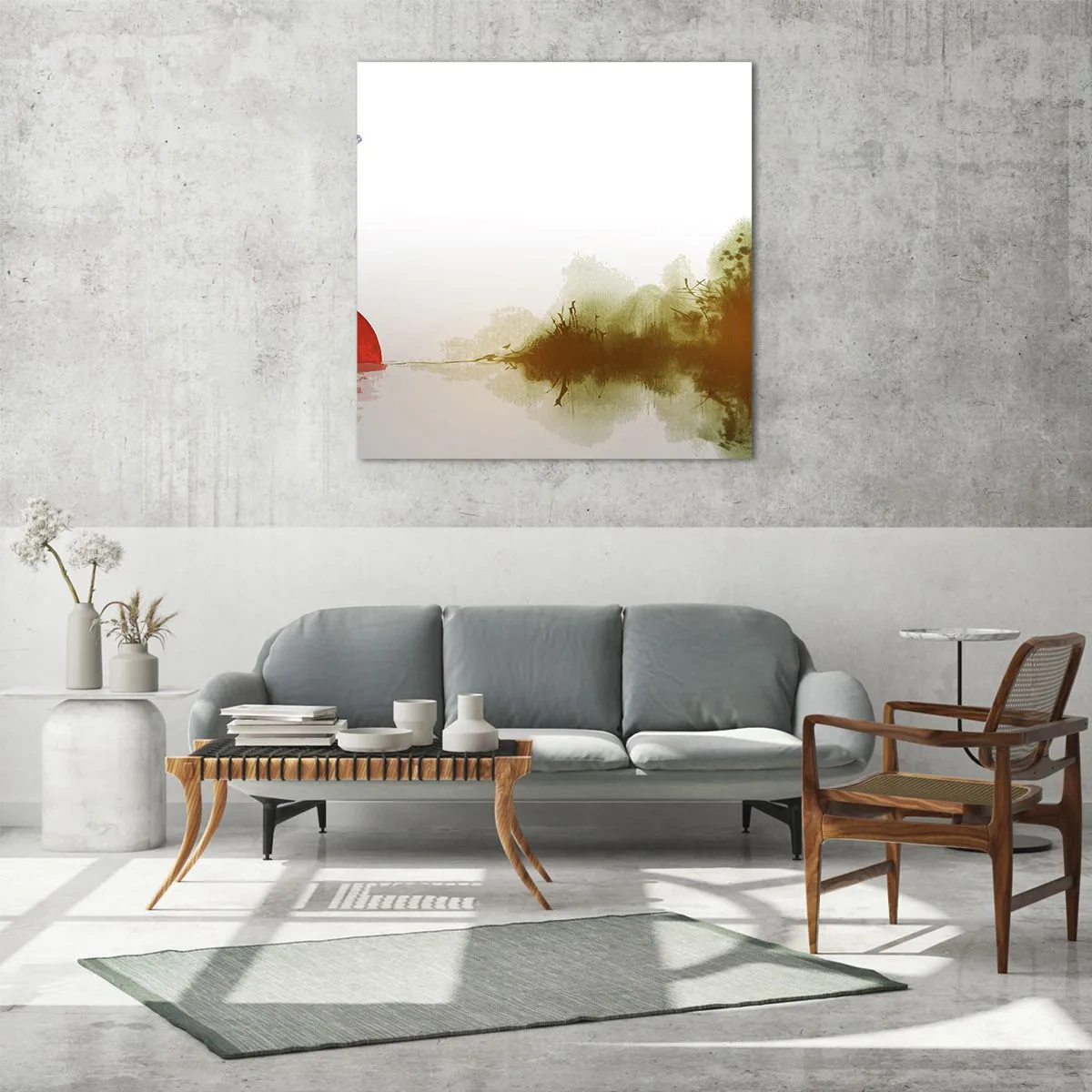 Quadro su vetro - Promessa di pace - 30x30 cm