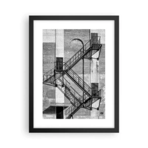 Poster in cornice nera - Stile industriale - 30x40 cm