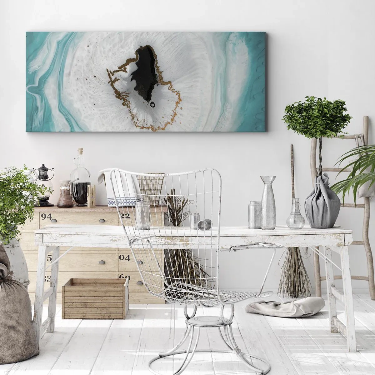 Quadro su tela - Stampe su Tela - Penetrare all'interno - 100x40 cm