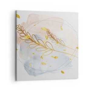 Quadro su tela - Stampe su Tela - Soffio d'oro - 50x50 cm