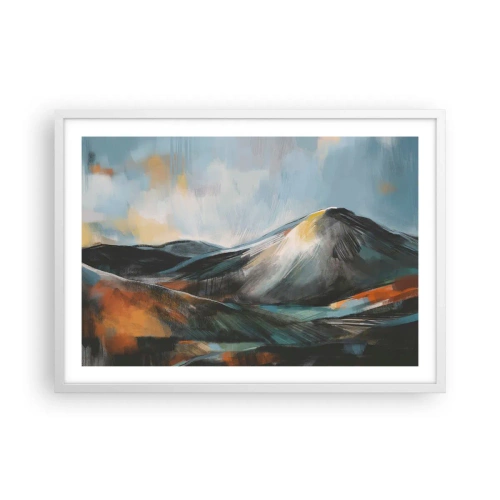 Poster in cornice bianca - Aspri e belli - 70x50 cm