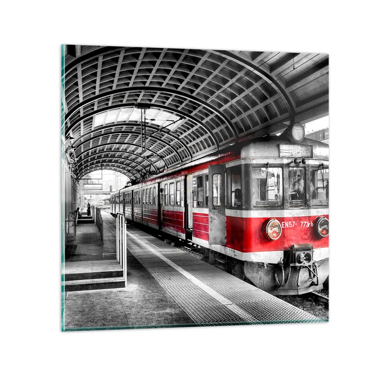 Quadro su vetro - Sarà il viaggio della propria vita? - 50x50 cm