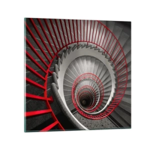 Quadro su vetro - I giochi dell'architettura - 50x50 cm