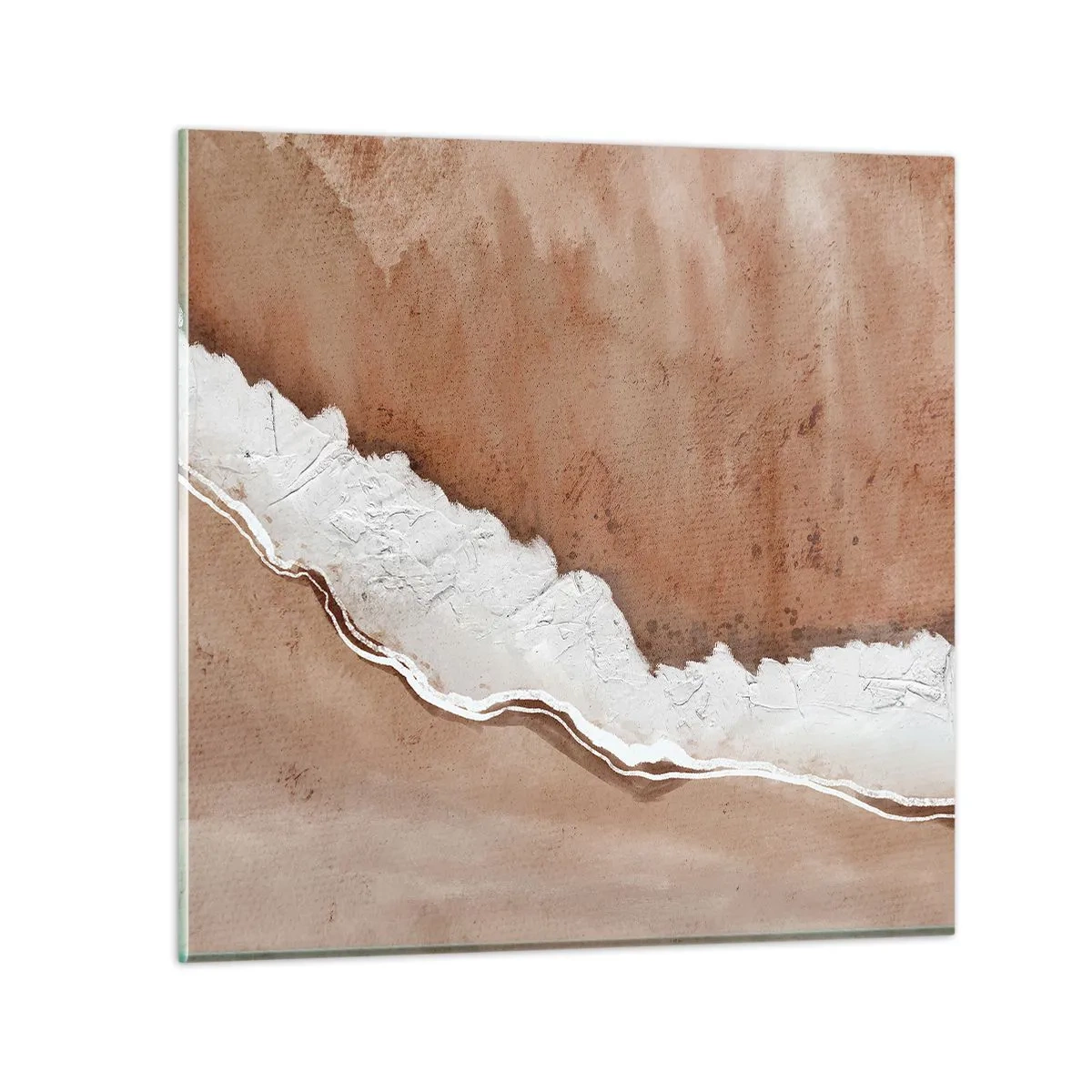 Quadro su vetro - Nei colori della terra - 50x50 cm