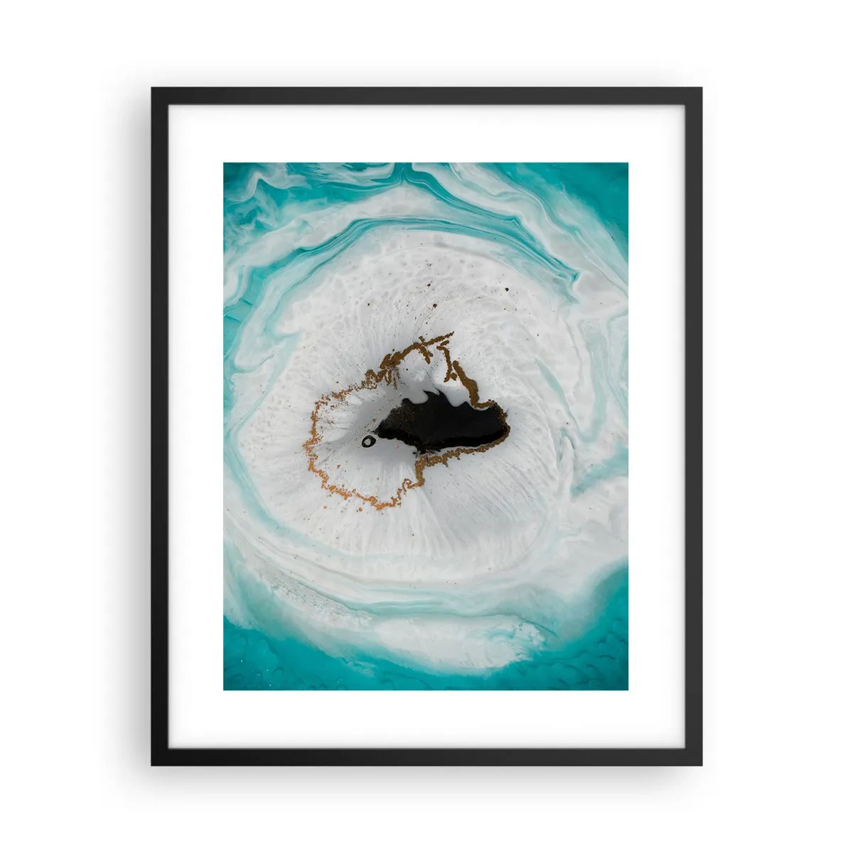 Poster in cornice nera - Penetrare all'interno - 40x50 cm
