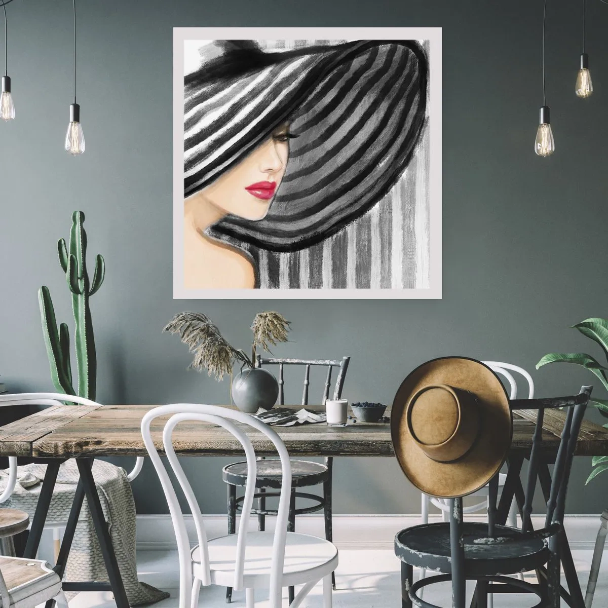 Poster - Dove trovarti? - 60x60 cm