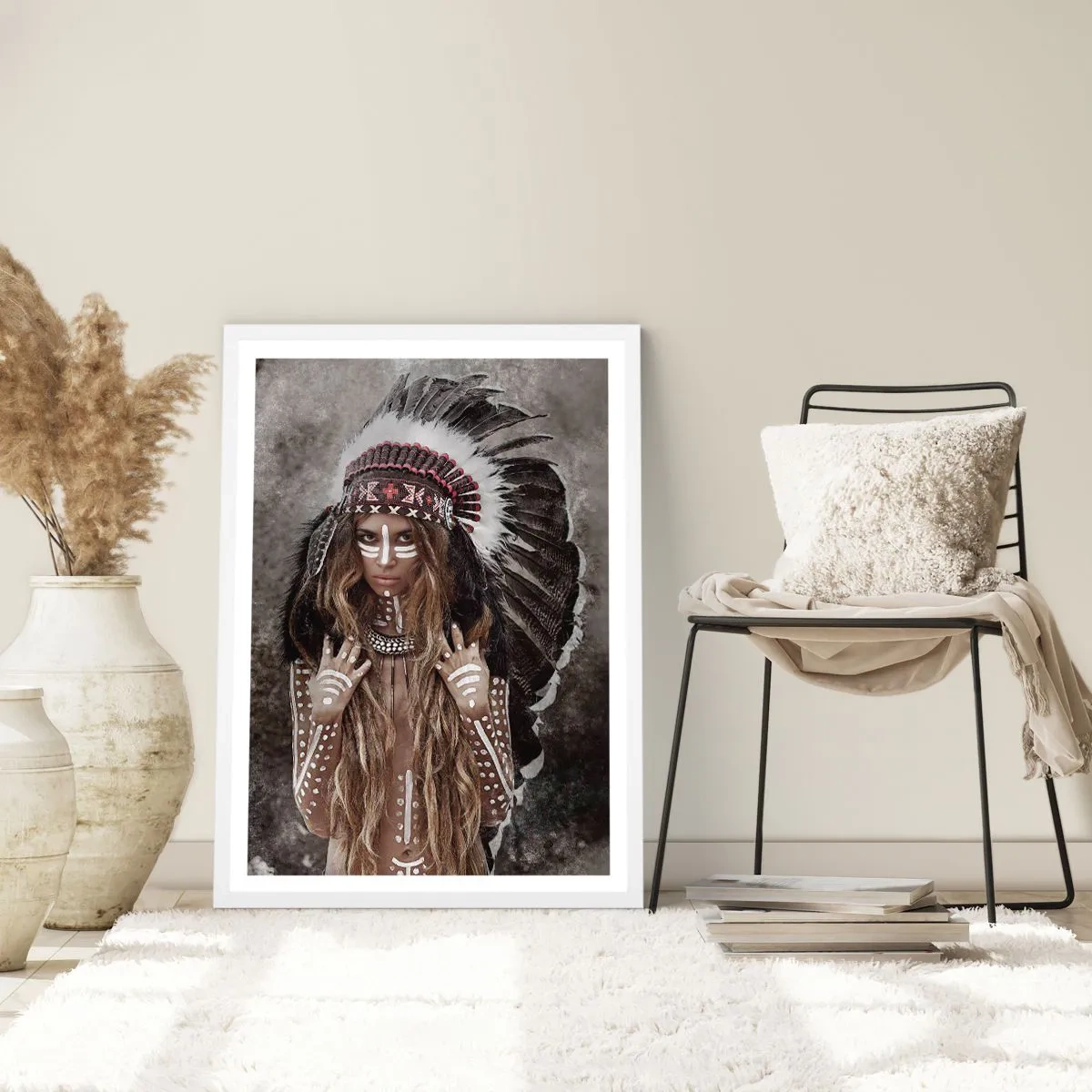 Poster in cornice bianca - La forza misteriosa della fiamma - 40x50 cm