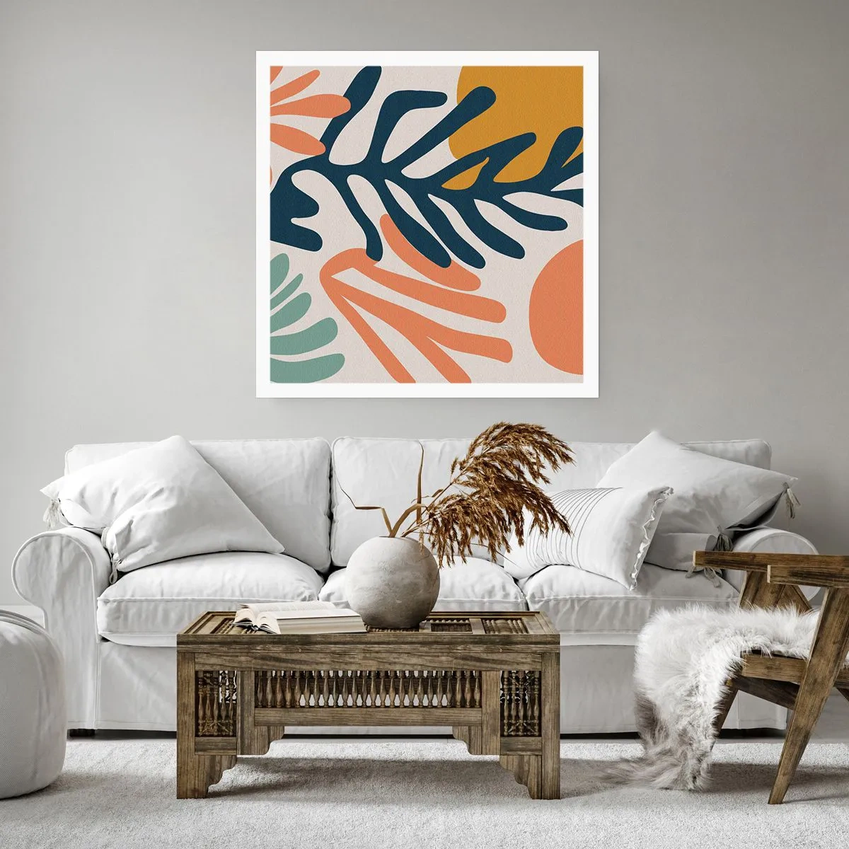 Poster - Mare di coralli - 40x40 cm
