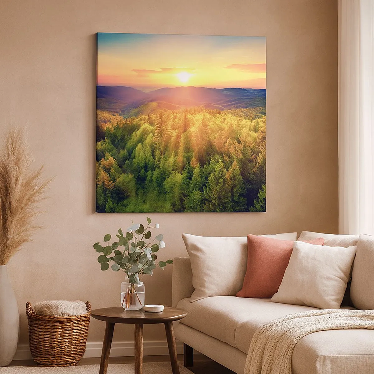 Quadro su tela - Stampe su Tela - Vette e cime - 30x30 cm