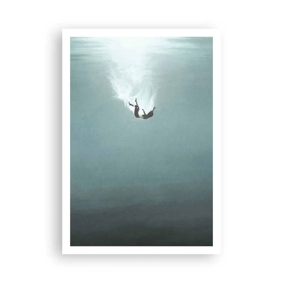 Poster - Nell'abbraccio dell'oceano - 70x100 cm