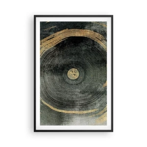 Poster in cornice nera - Cambiamento e persistenza - 61x91 cm