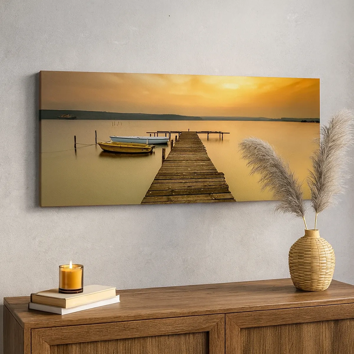 Quadro su tela - Stampe su Tela - Ti apro il cielo dorato - 30x30 cm