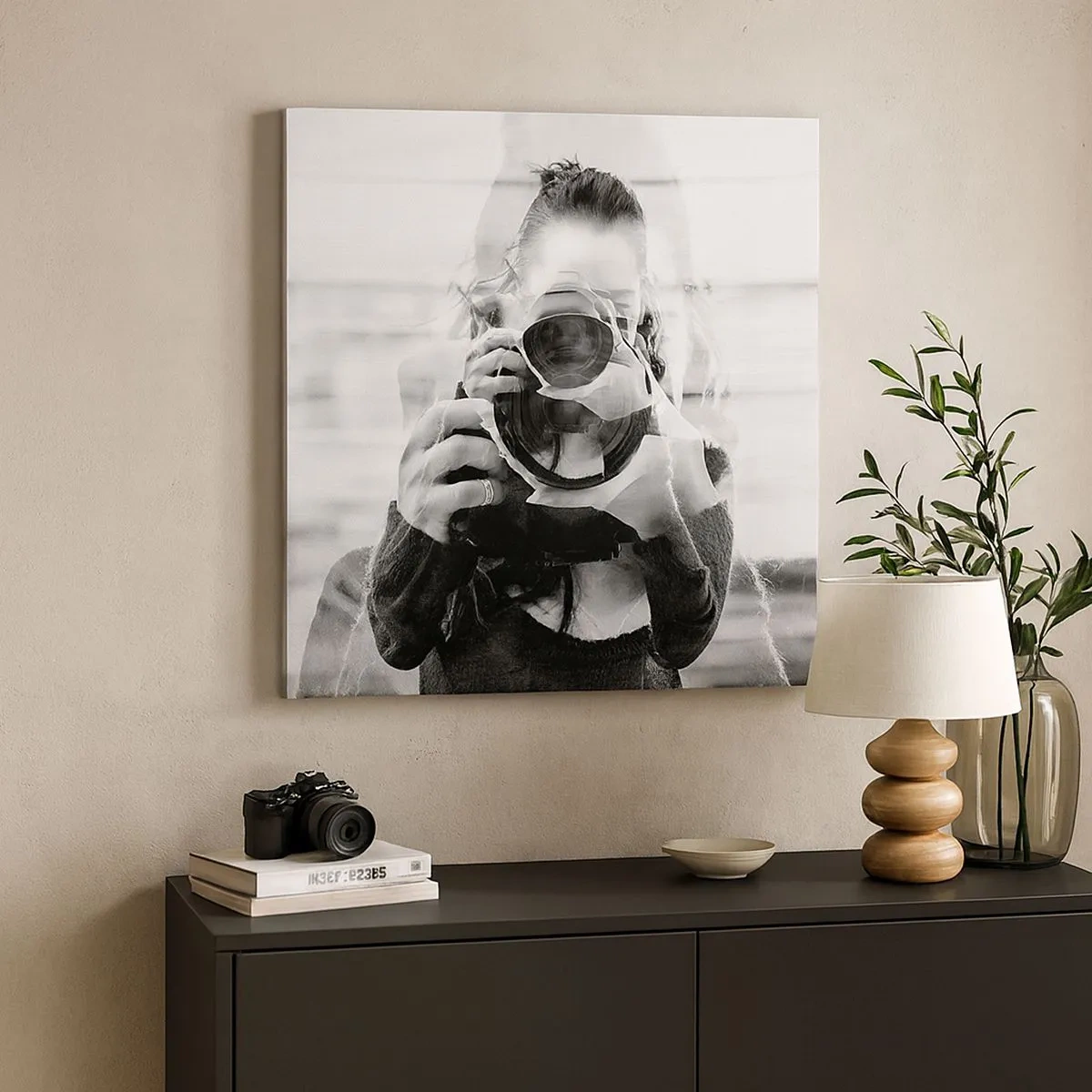 Quadro su tela - Stampe su Tela - Il creatore e il materiale - 30x30 cm