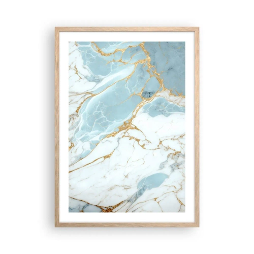 Poster in cornice rovere chiaro - La ricchezza della pietra - 50x70 cm