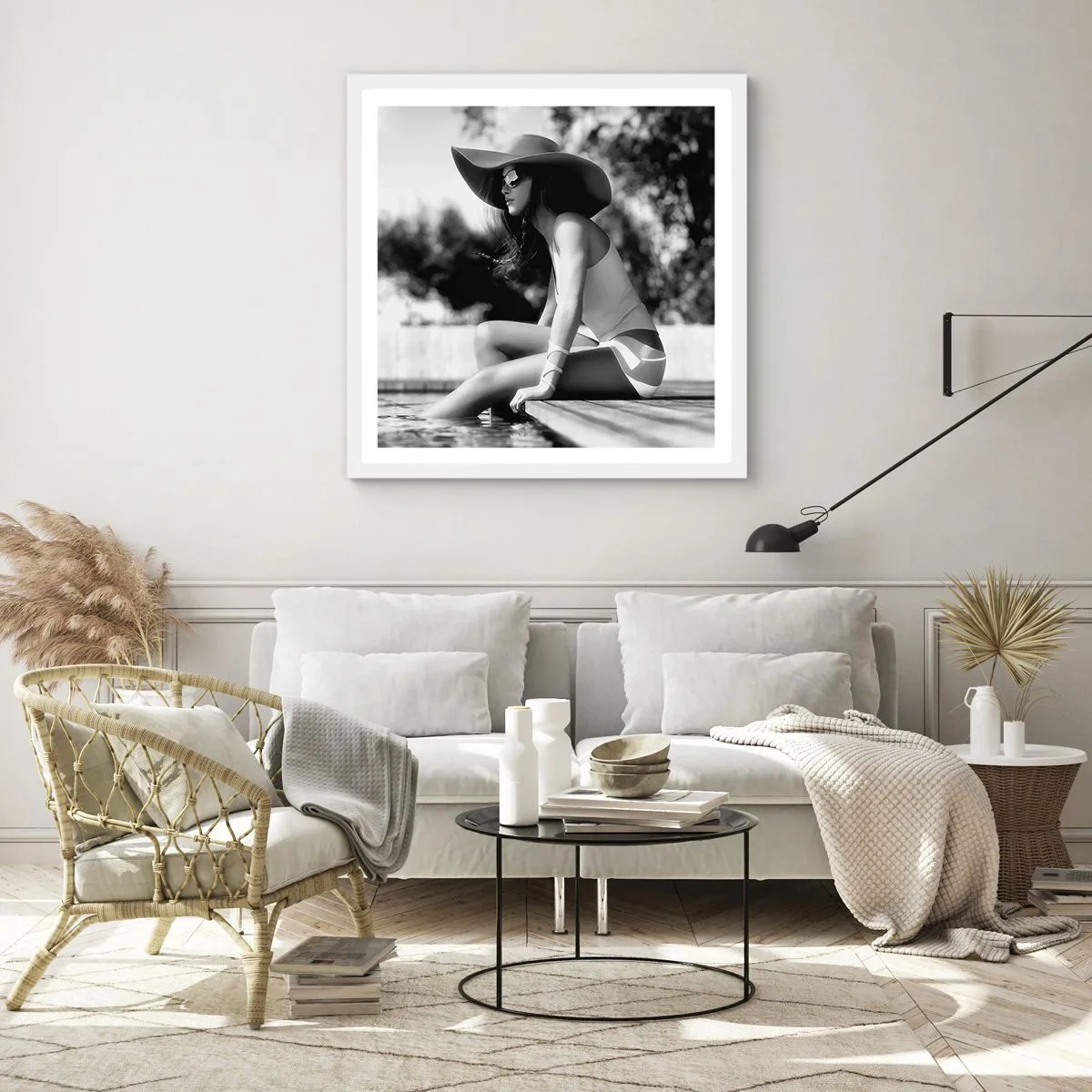 Poster in cornice bianca - Sogno estivo - 30x30 cm