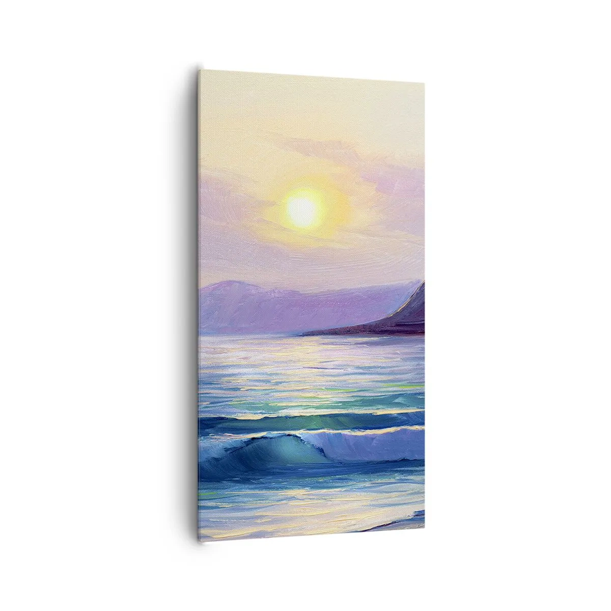 Quadro su tela - Stampe su Tela - Cristallo di acqua e di aria - 65x120 cm