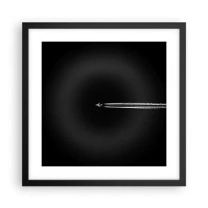 Poster in cornice nera - In un'altra dimensione - 40x40 cm