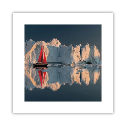 Poster - Ai confini del mondo - 30x30 cm