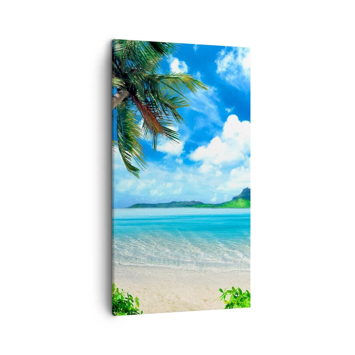 Quadro su tela - Stampe su Tela - L'azzurro dei tropici - 45x80 cm