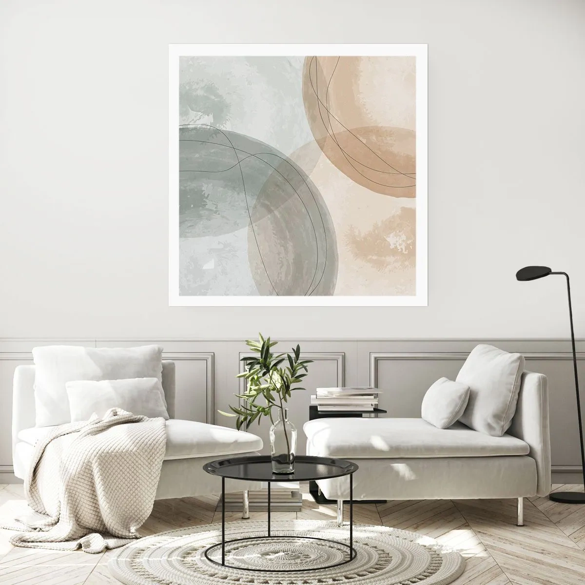 Poster - Compenetrazione di mondi - 30x30 cm