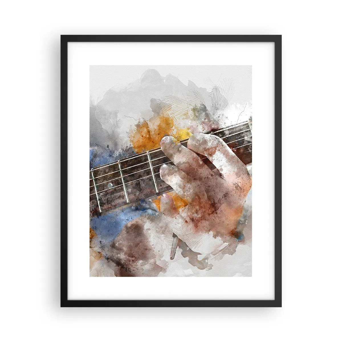 Poster in cornice nera - Poesia tra le corde - 40x50 cm