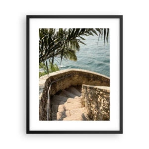 Poster in cornice nera - Sotto il sole d'Italia - 40x50 cm