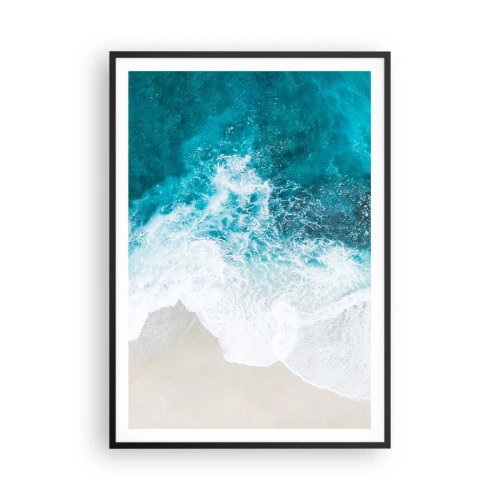 Poster in cornice nera - Morbidezza naturale - 70x100 cm