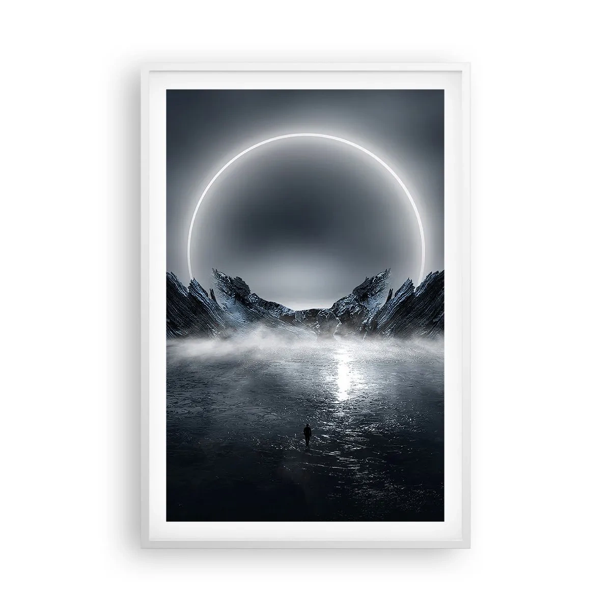 Poster in cornice bianca - La fine del racconto - 61x91 cm