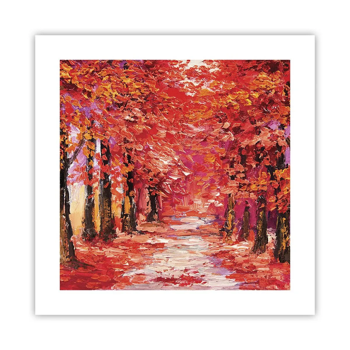 Poster - Impressione d'autunno - 40x40 cm