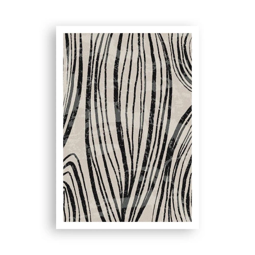 Poster - Una palude di linee - 70x100 cm