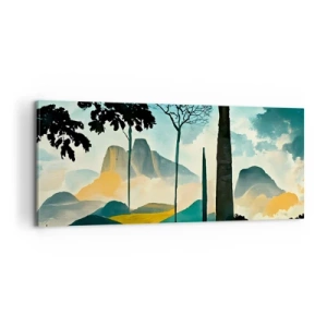 Quadro su tela - Stampe su Tela - Sempre più in alto - 100x40 cm