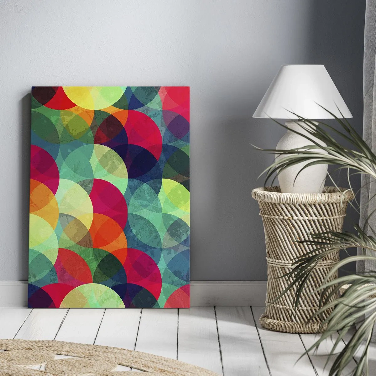 Quadro su tela - Stampe su Tela - Ascensione arcobaleno - 45x80 cm