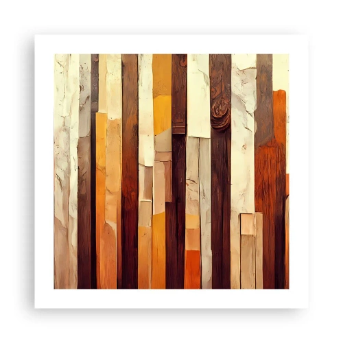 Poster - L'inno dei legni boschivi - 50x50 cm