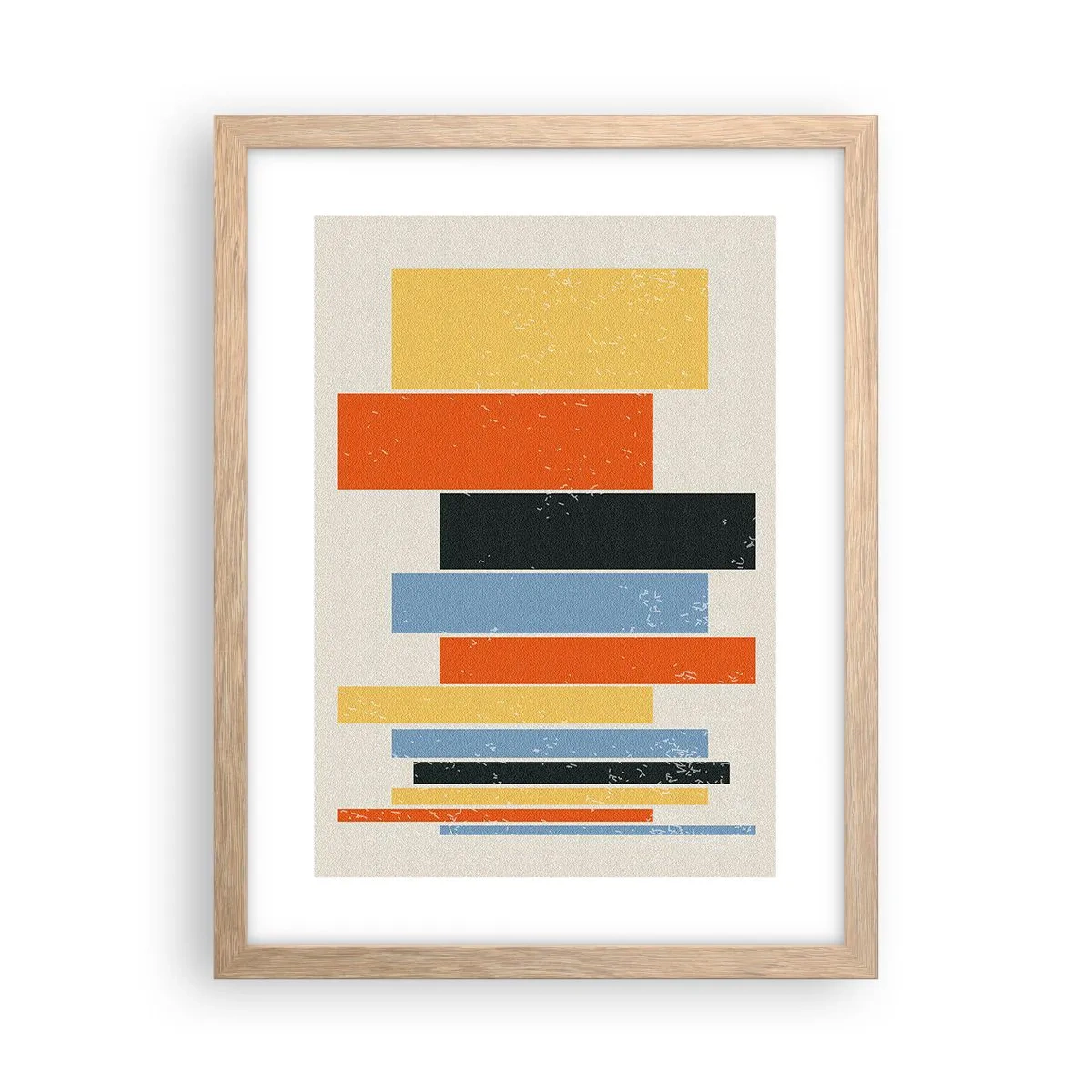 Poster in cornice rovere chiaro - Notazione musicale - 30x40 cm