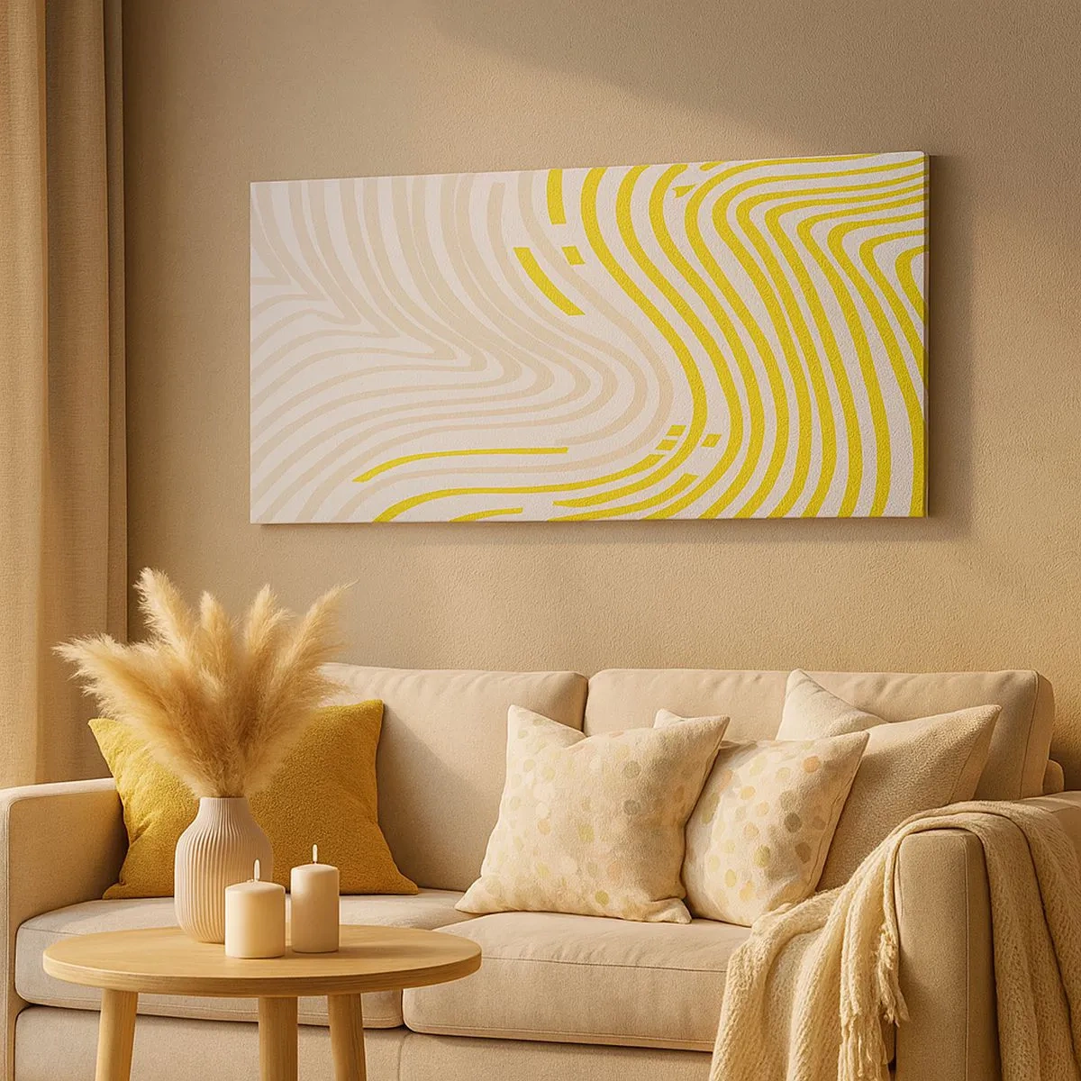 Quadro su tela - Stampe su Tela - Composizione con lieve deflessione - 100x40 cm