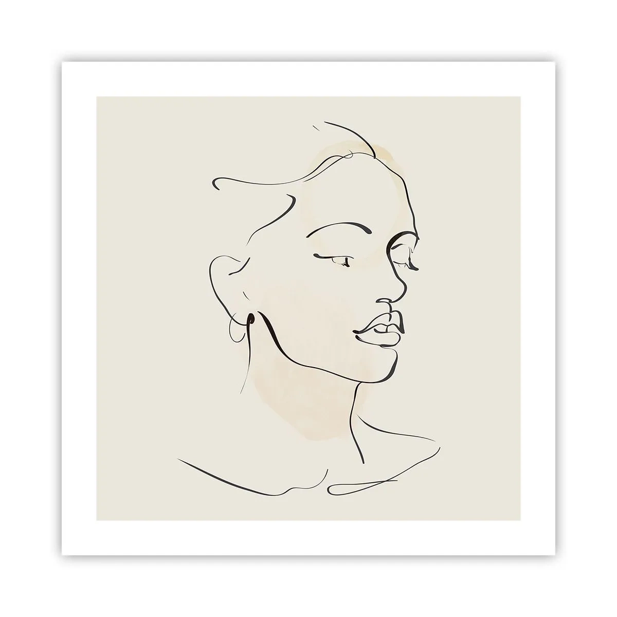 Poster - Linea sicura - 50x50 cm